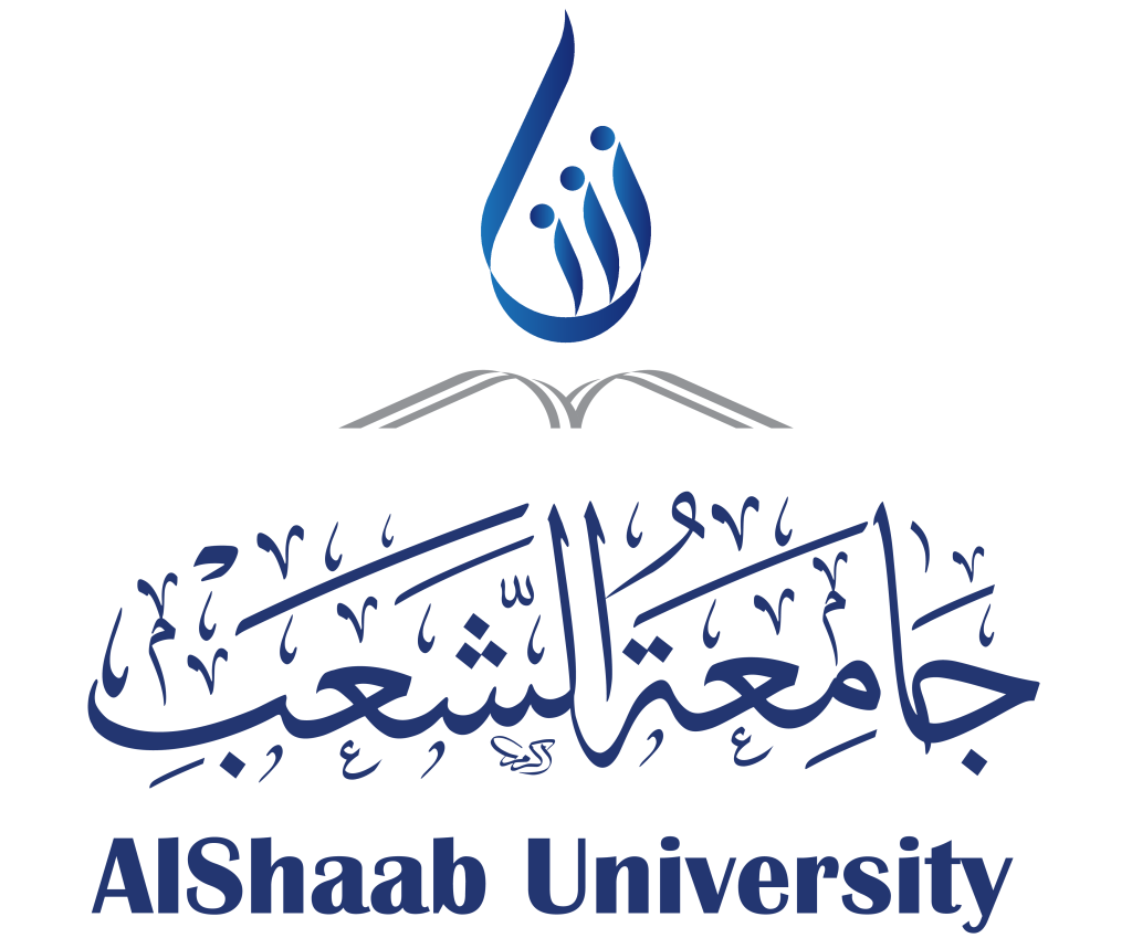 شعار جامعة الشعب ازرق اللون