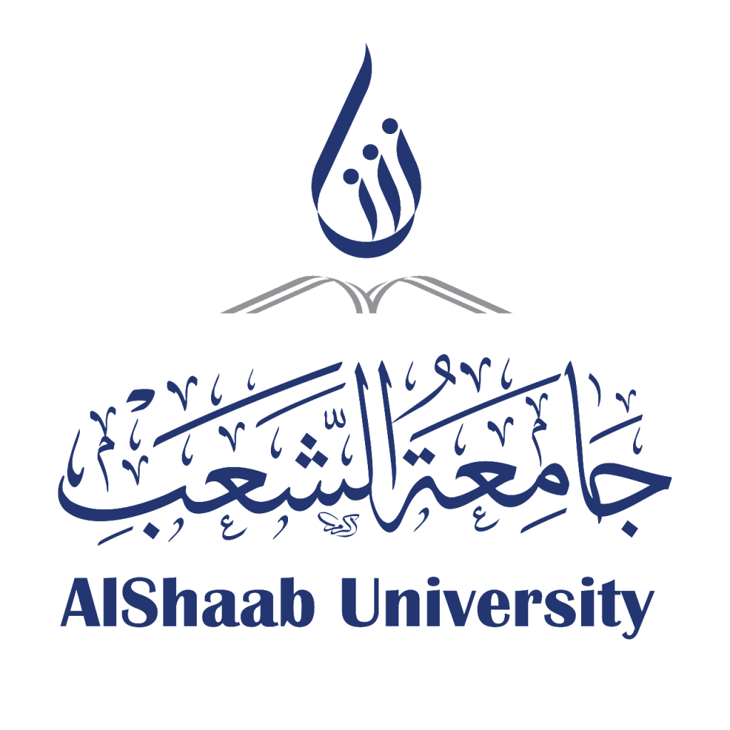 شعار جامعة الشعب ازرق اللون