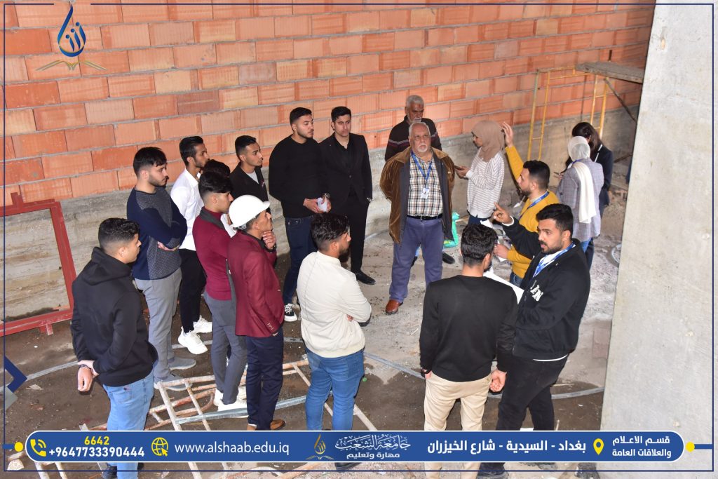 جامعة الشعب | جولة ميدانية لطلبة الهندسة المدنية شملت المشاريع العمرانية والحيوية داخل جامعة الشعب